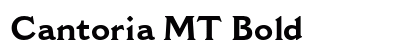 Cantoria MT Bold preview