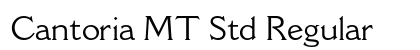 Cantoria MT Std Regular Preview
