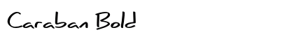 Caraban Bold preview