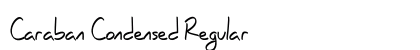 Caraban Condensed Regular Preview