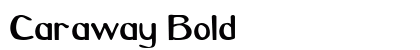 Caraway Bold preview