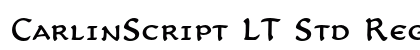 CarlinScript LT Std RegularSC Regular preview