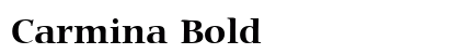 Carmina Bold preview