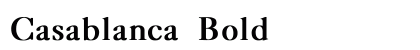 Casablanca Bold preview