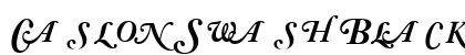 CaslonSwashBlackSCapsSSK Italic preview