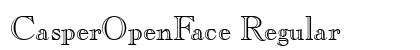 CasperOpenFace Regular Preview