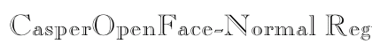 CasperOpenFace-Normal Regular preview