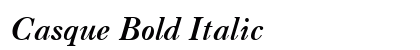 Casque Bold Italic Preview