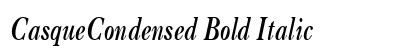 CasqueCondensed Bold Italic Preview