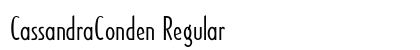 CassandraConden Regular preview
