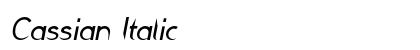Cassian Italic preview