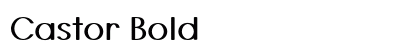 Castor Bold preview