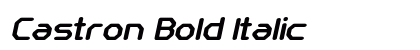 Castron Bold Italic Preview