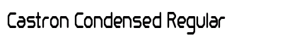 Castron Condensed Regular Preview
