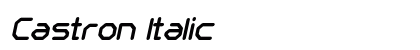 Castron Italic Preview