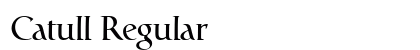 Catull Regular preview