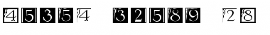 DecoNumbers LH Serlio Regular Font