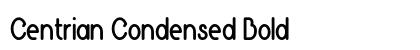 Centrian Condensed Bold Preview