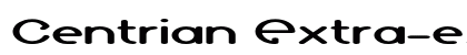 Centrian Extra-expanded Bold Preview