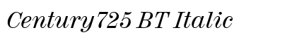 Century725 BT Italic preview