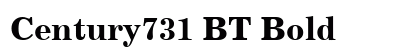 Century731 BT Bold preview