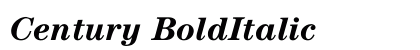 Century BoldItalic Preview