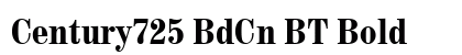Century725 BdCn BT Bold preview
