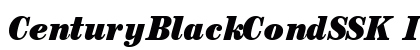 CenturyBlackCondSSK Italic preview