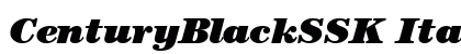 CenturyBlackSSK Italic preview