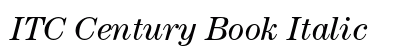 ITC Century Book Italic Preview