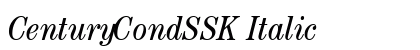 CenturyCondSSK Italic preview