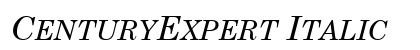 CenturyExpert Italic Preview