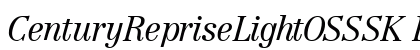 CenturyRepriseLightOSSSK Italic preview