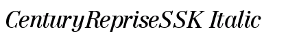 CenturyRepriseSSK Italic Preview