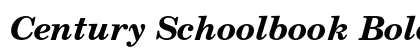 Century Schoolbook Bold Italic Preview