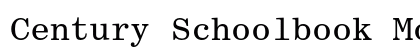 Century Schoolbook Monospace Regular preview