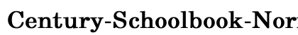 Century-Schoolbook-Normal Bold preview