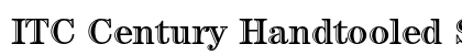 ITC Century Handtooled Std Bold preview