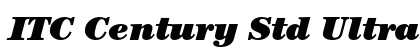 ITC Century Std Ultra Italic preview