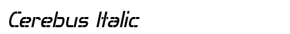 Cerebus Italic Preview