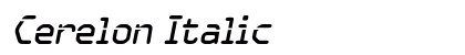 Cerelon Italic preview