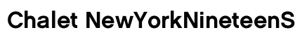 Chalet NewYorkNineteenSixty Preview