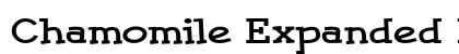 Chamomile Expanded Regular preview