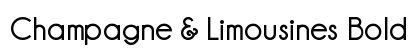 Champagne & Limousines Bold preview