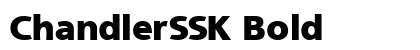 ChandlerSSK Bold preview