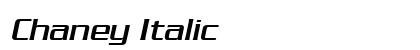 Chaney Italic Preview