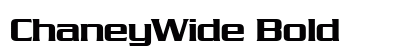 ChaneyWide Bold preview