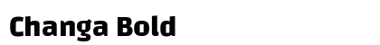 Changa Bold preview