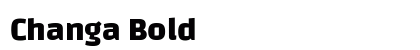 Changa Bold preview