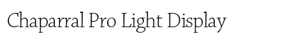 Chaparral Pro Light Display Preview